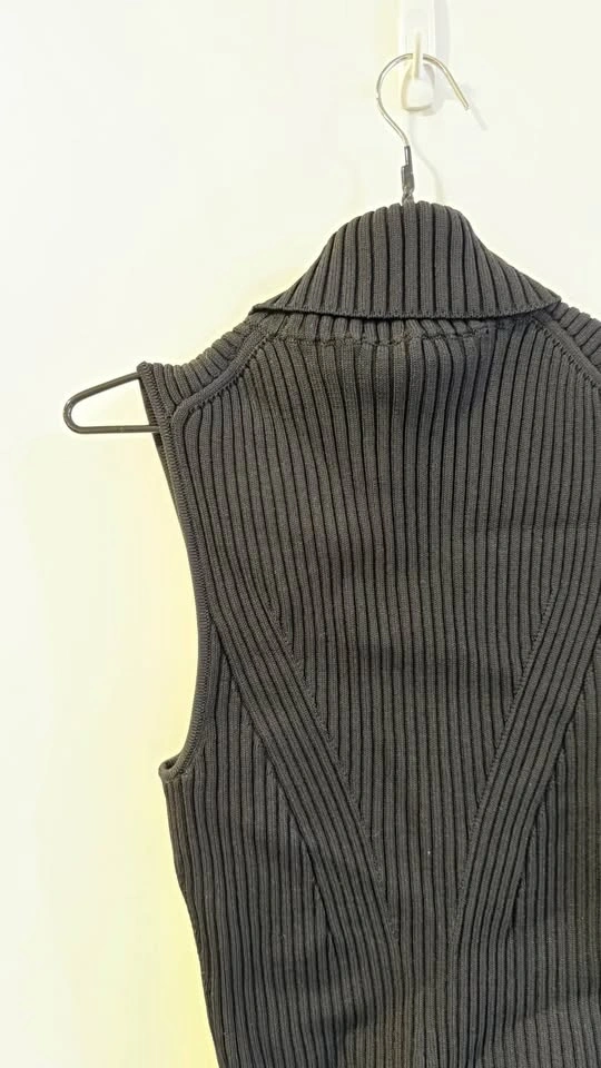 STAUD Black Ribbed Sleeveless Top - photo 5