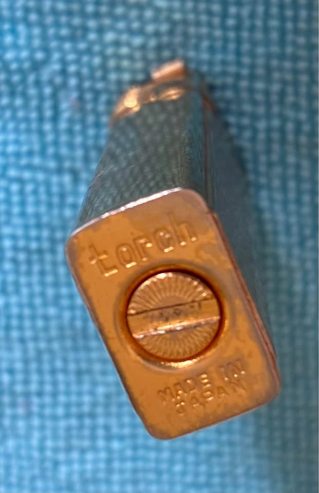 Vintage Torch Gas Roller Lighter – Gold Tone (Made in Japan) - photo 2