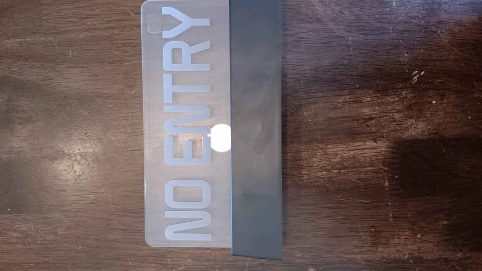 New NO ENTRY Light Up Sign - photo 2