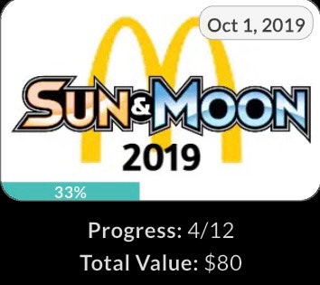 Pokémon McDonald’s 2019 Sun & Moon Promo Cards - photo 2