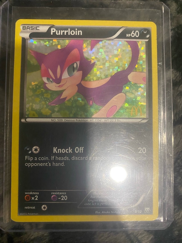 Pokémon McDonald’s 2012 Promo Cards Black & White