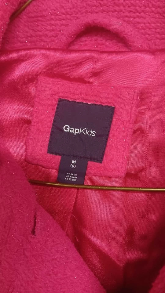 GapKids Pink Sparkle Coat M (8) - photo 2