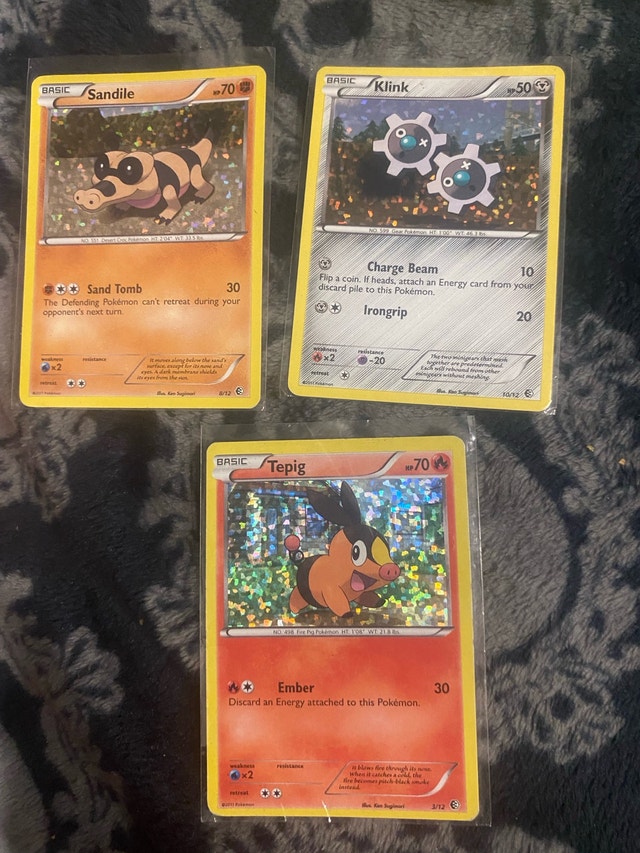 Pokémon McDonald’s 2011 Promo Cards Black & White