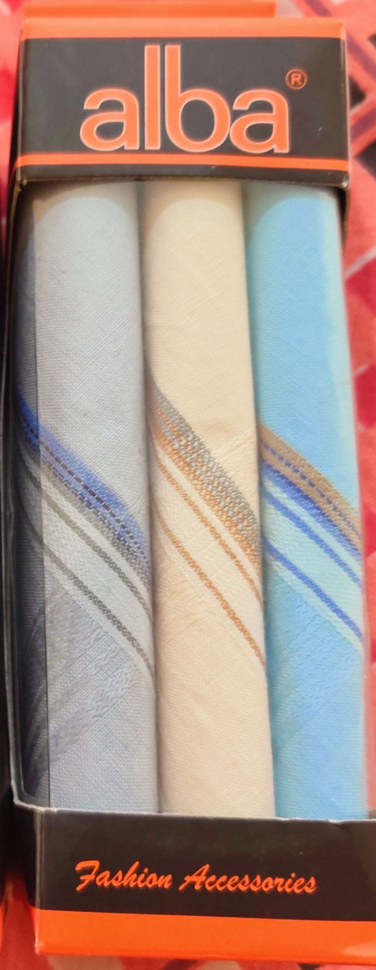 NEW Alba Fashion Accessories Handkerchiefs 3-Pack Box