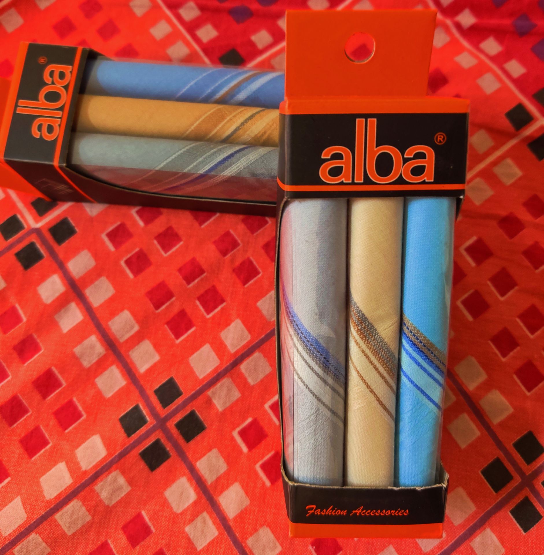 NEW Alba Fashion Accessories Handkerchiefs 3-Pack Box - photo 2