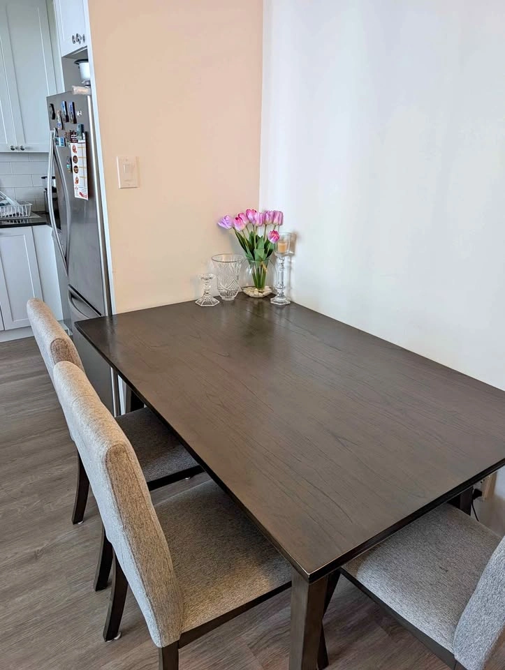 Chelsea 5-Piece Dining Set - Grey Table & 4 Chairs