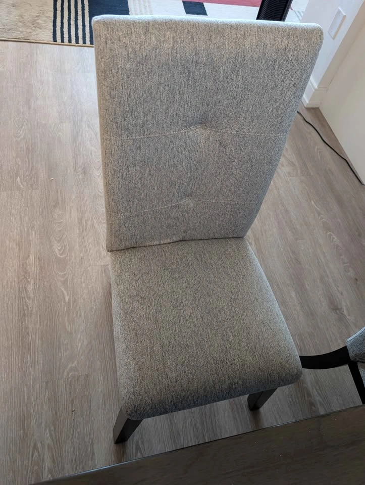 Chelsea 5-Piece Dining Set - Grey Table & 4 Chairs - photo 3