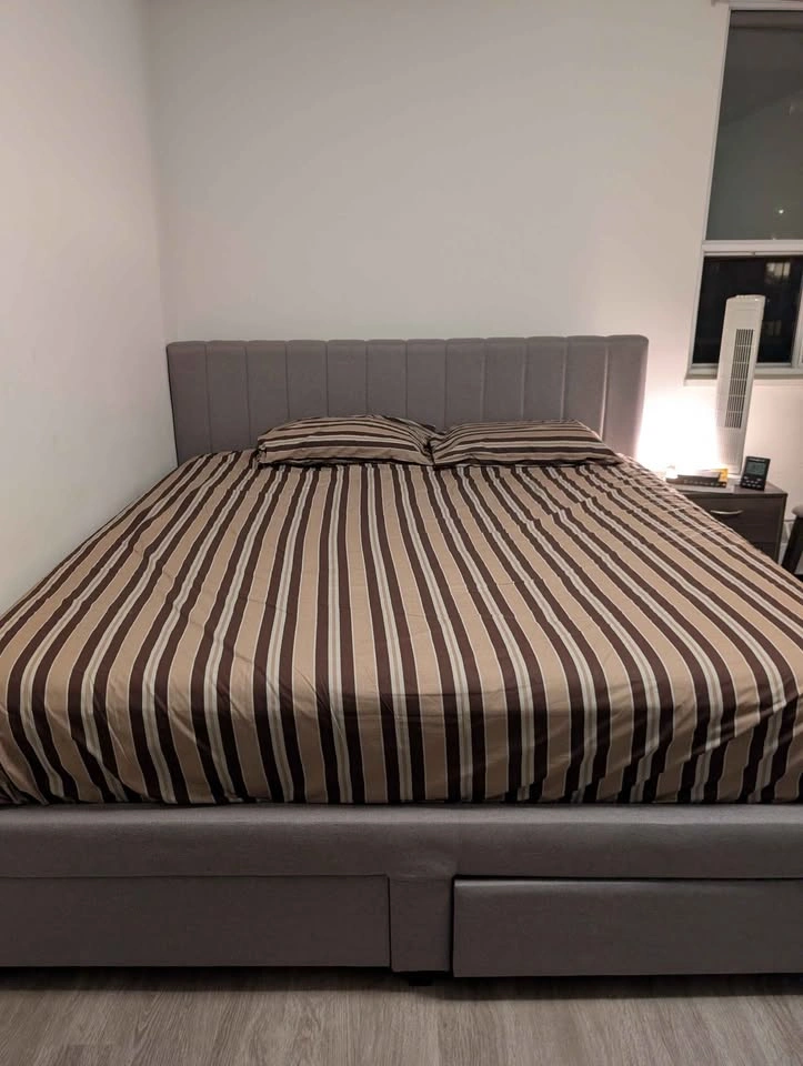 King Size Storage Bed Frame (4 Drawers) + Beautyrest GL6 Mattres - photo 3