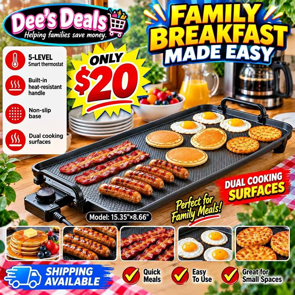 Electric Griddle $20 BRAND NEW IN BOX