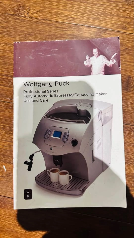 Wolfgang puck fully automatic espresso machine - photo 2