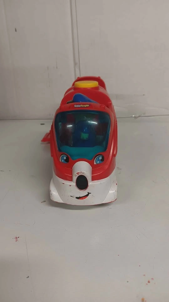 Fisher-Price Little People Red Toy Train with Conductor - photo 2