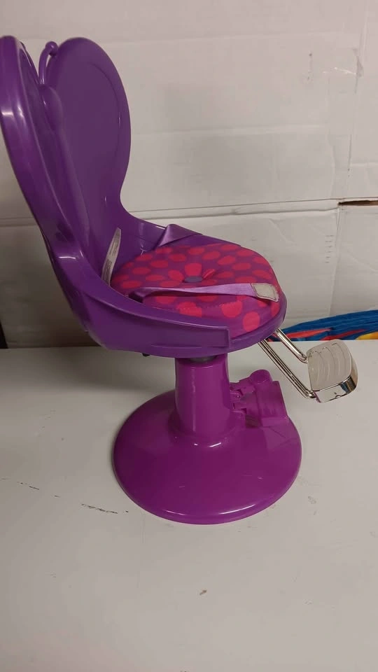 Purple Butterfly Doll Chair my life - photo 2
