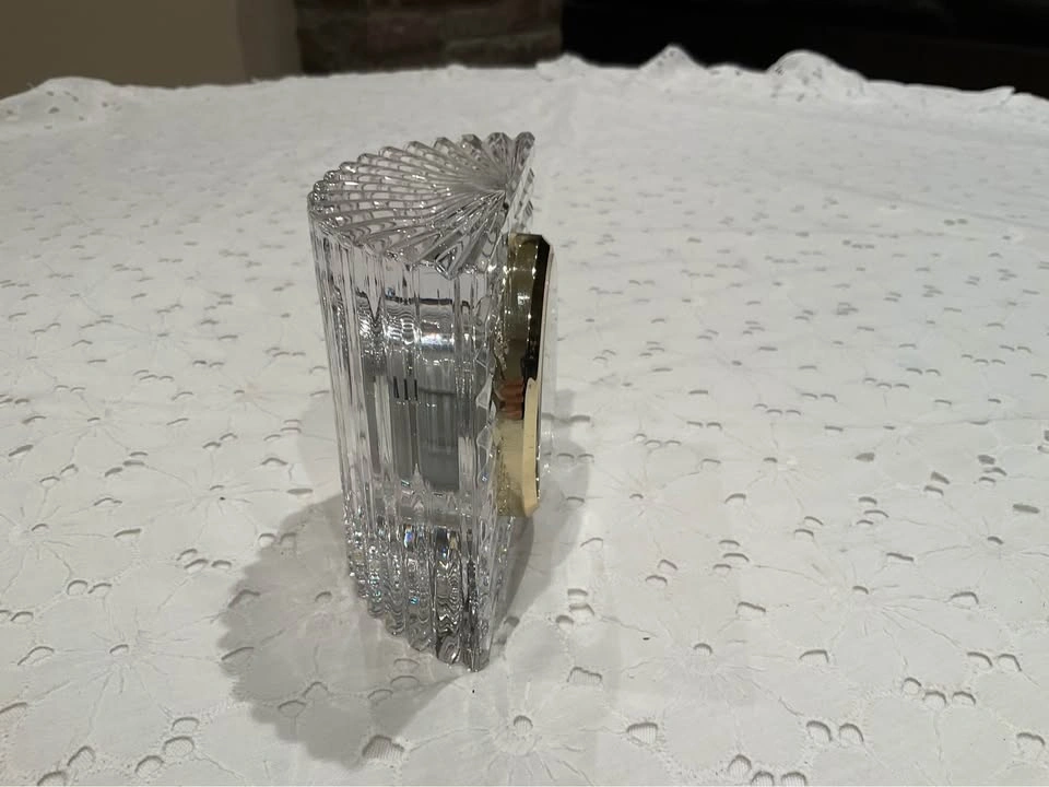 Mikasa Austrian Crystal Vintage Table Clock - photo 5