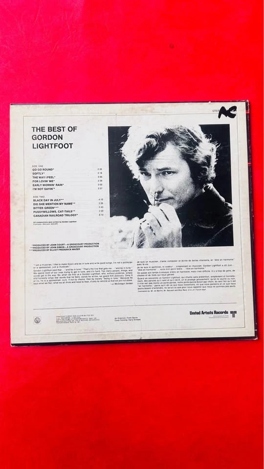 The best of Gordon Lightfoot album - photo 2