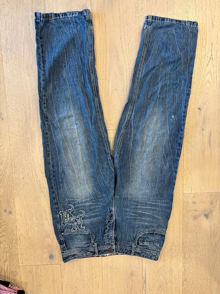 Angel Wing Baggy Jeans