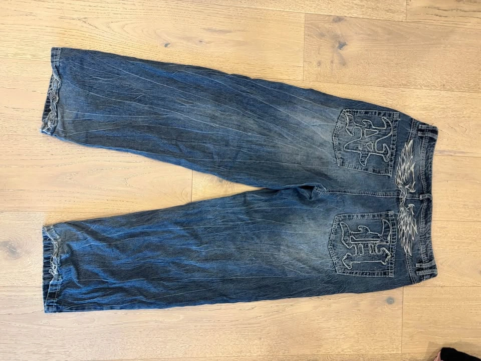 Angel Wing Baggy Jeans - photo 2