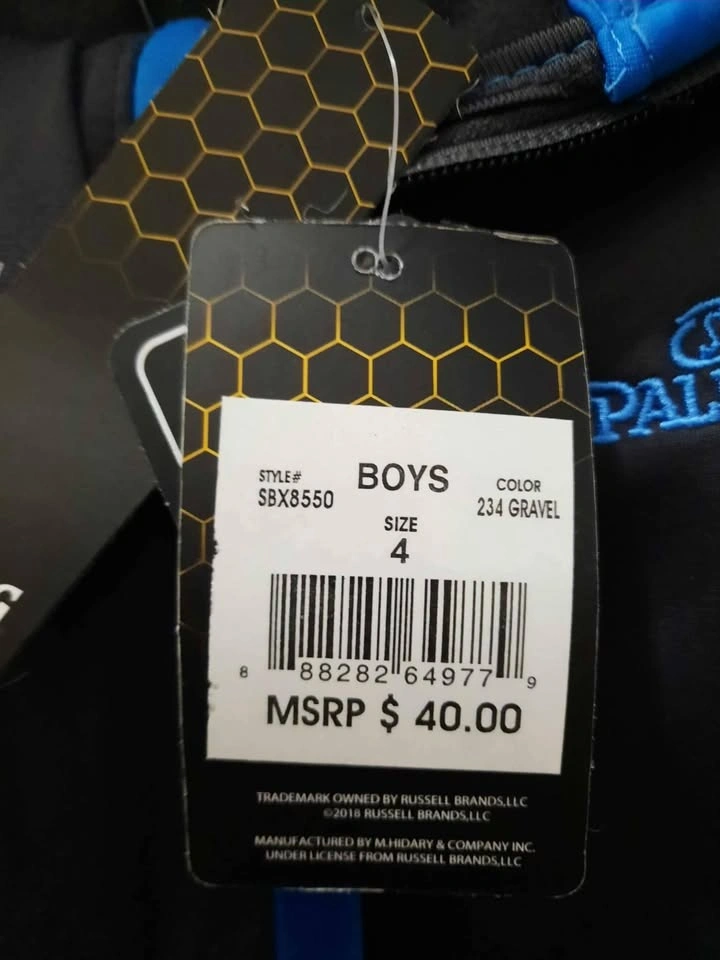 Spalding Boys Black Blue Tracksuit Set Size 4 - photo 3
