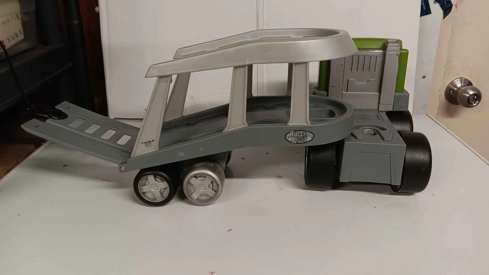 Hawkeye Rugged Truckz Car Carrier Toy Truck - photo 4