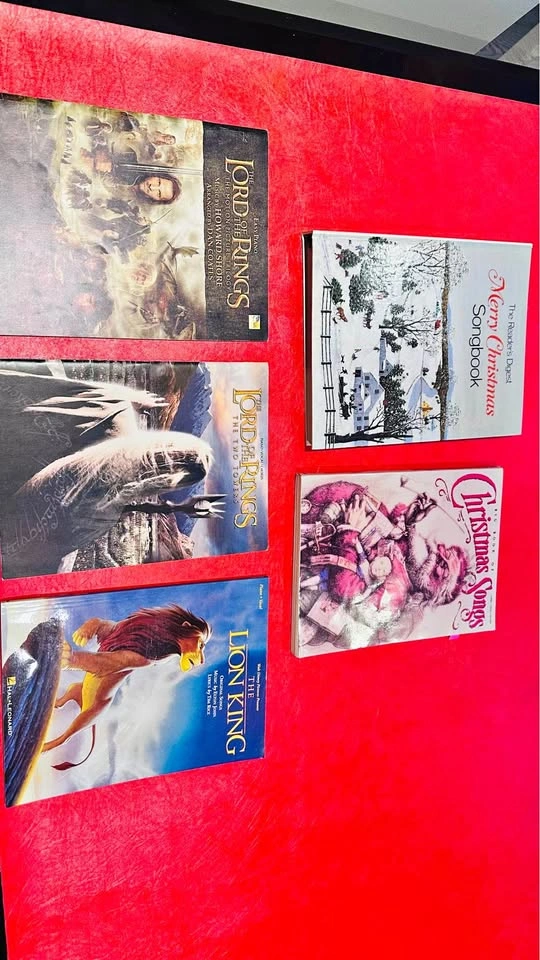 Various piano music books