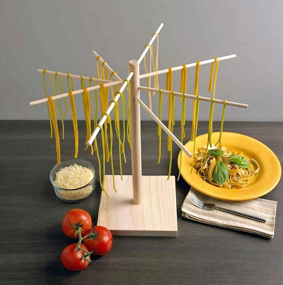 NEW IN BOX Pasta Drying Rack 18 inch Wooden Dowels