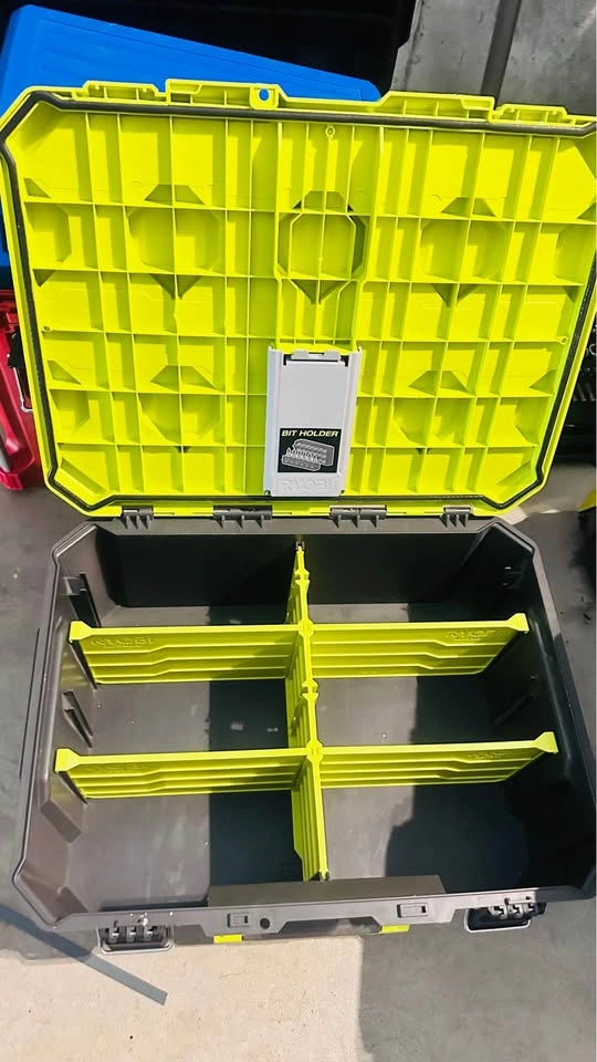Ryobi three piece modular tool box with dividers - photo 2