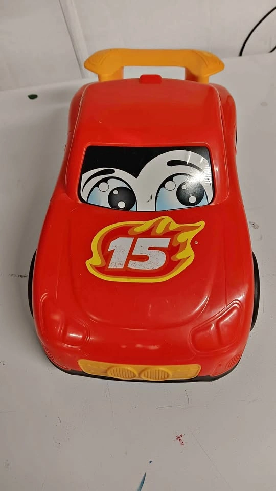Red Plastic Toy Race Car #15