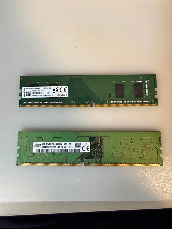 8GB (4+4 GB) DDR4 RAM 3200MHz