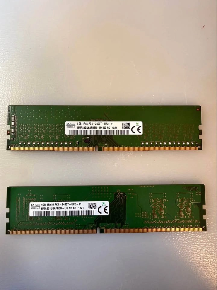 12GB (8+4) DDR4 RAM 2400MHz