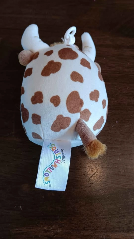 Squishmallows Shep the Highland Cow Clip Keychain - photo 2