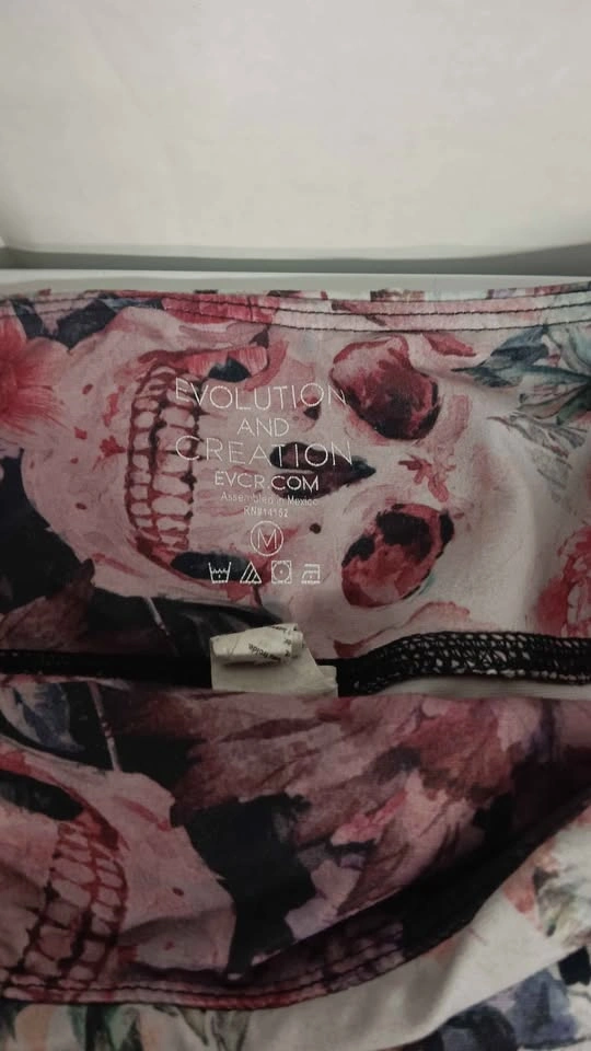 Evolution and Creation Skull Print Leggings size M - photo 3