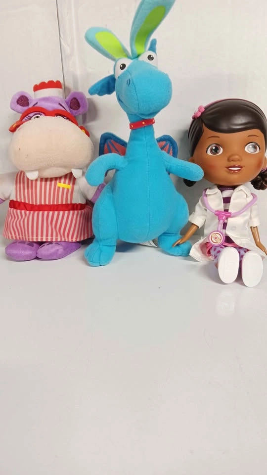 Disney Doc McStuffins Doll and Plush Lot - Doc, Hallie, and Stuf - photo 2
