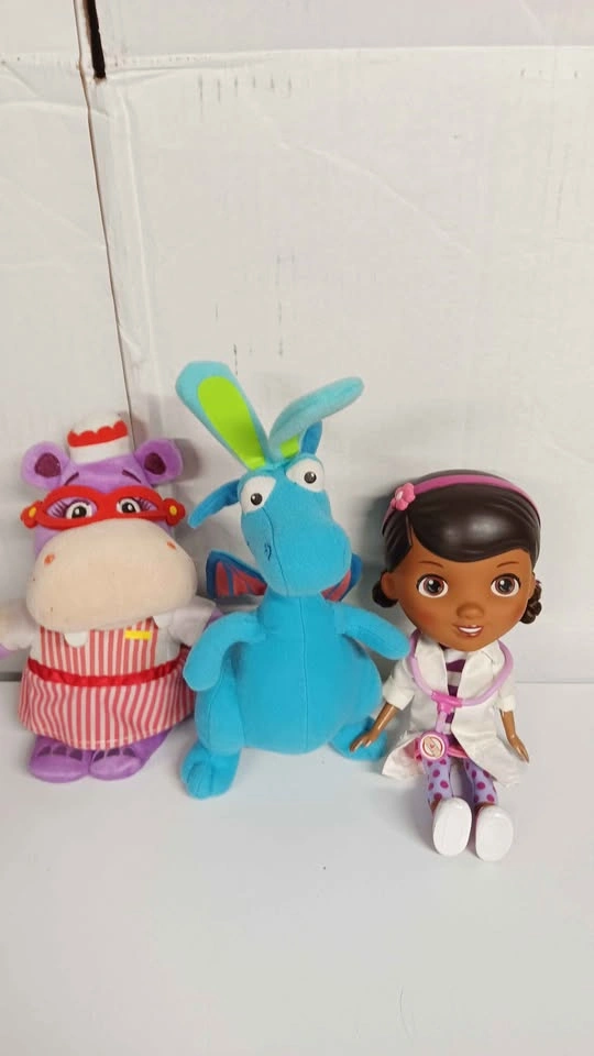 Disney Doc McStuffins Doll and Plush Lot - Doc, Hallie, and Stuf - photo 3