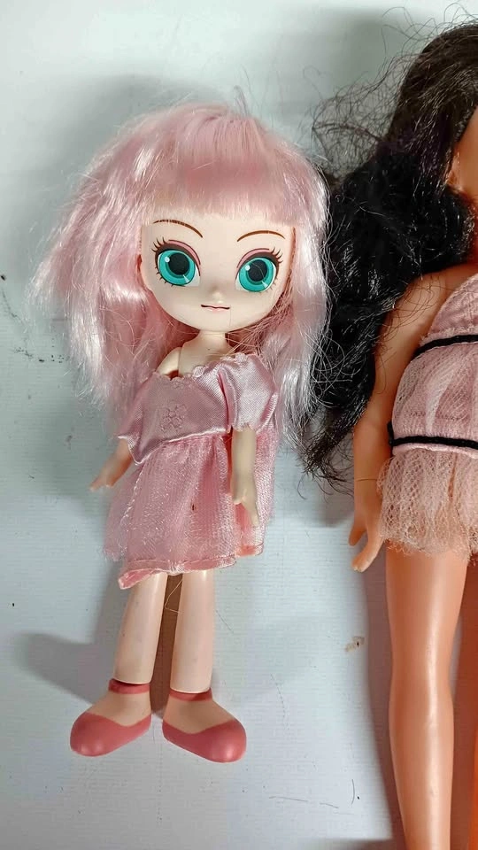 Lot of 3 Small Fashion Dolls