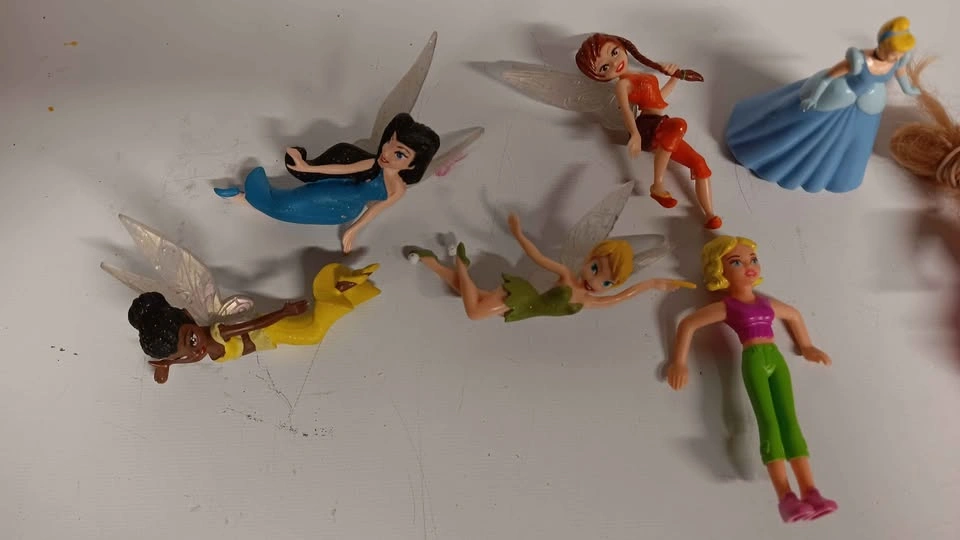 Disney Fairies, Cinderella, and Mini Doll Figure Lot - photo 4