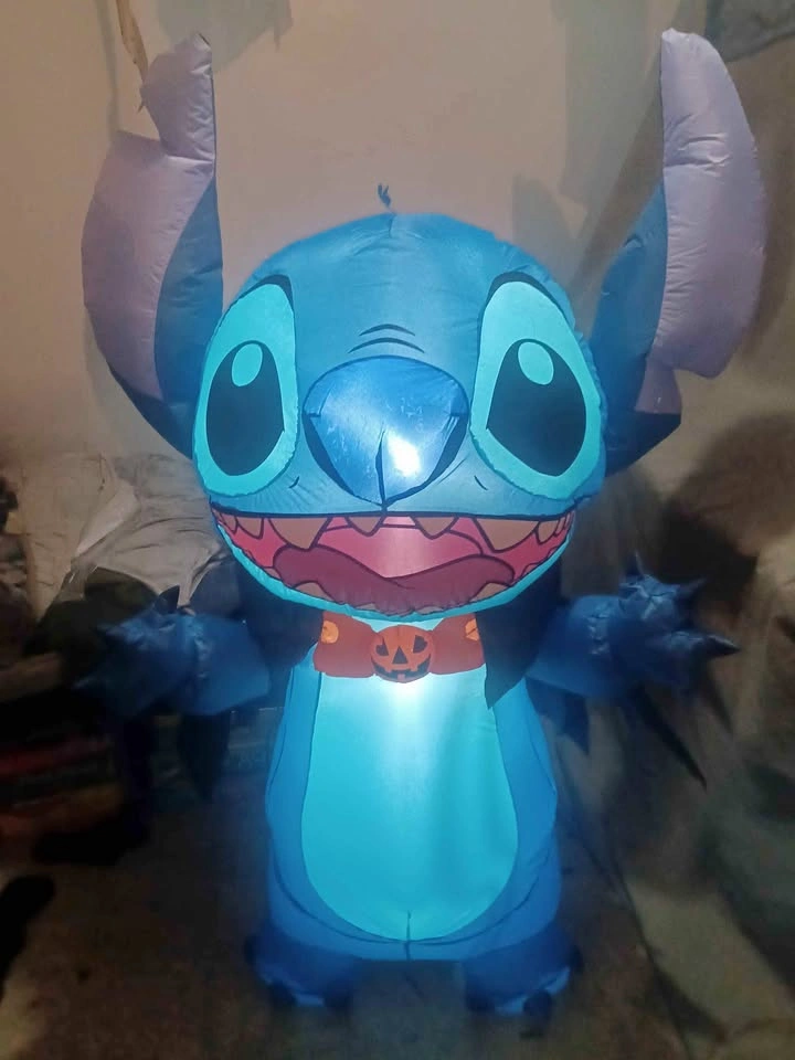 Gemmy inflatable 5ft stitch Halloween airblown