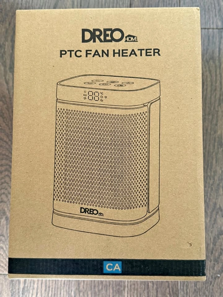 Dreo PTC Ceramic Space Heater – DR-HSH004 Silver – Unopened