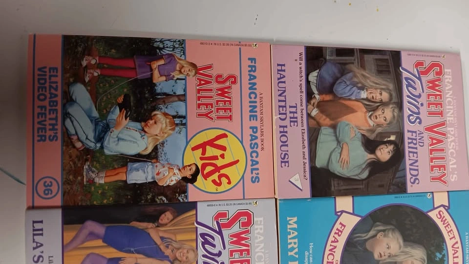 Vintage Francine Pascal's Sweet Valley Twins and Kids Book Lot - photo 3