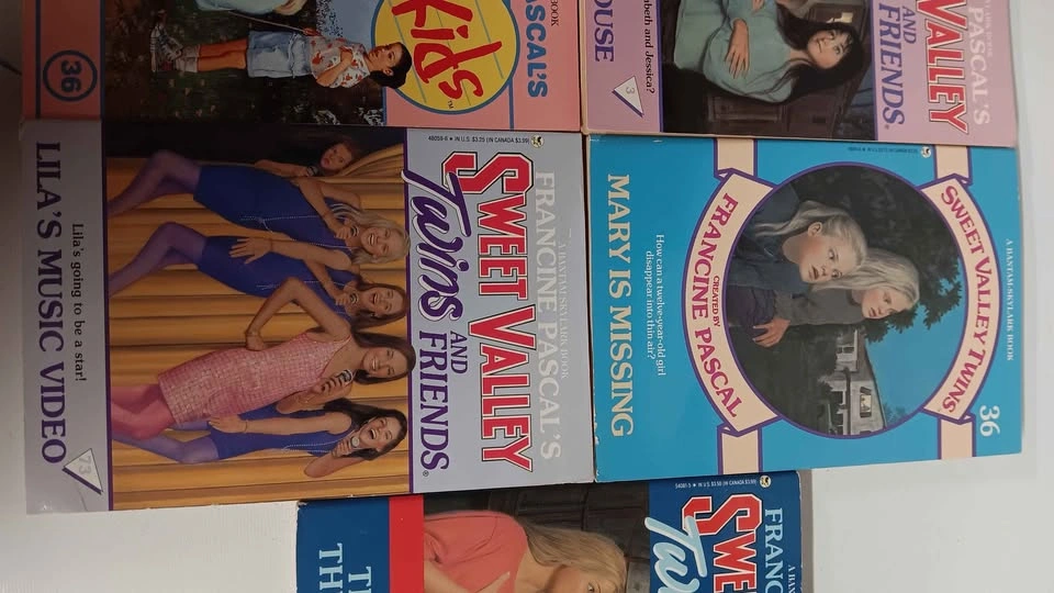 Vintage Francine Pascal's Sweet Valley Twins and Kids Book Lot - photo 4