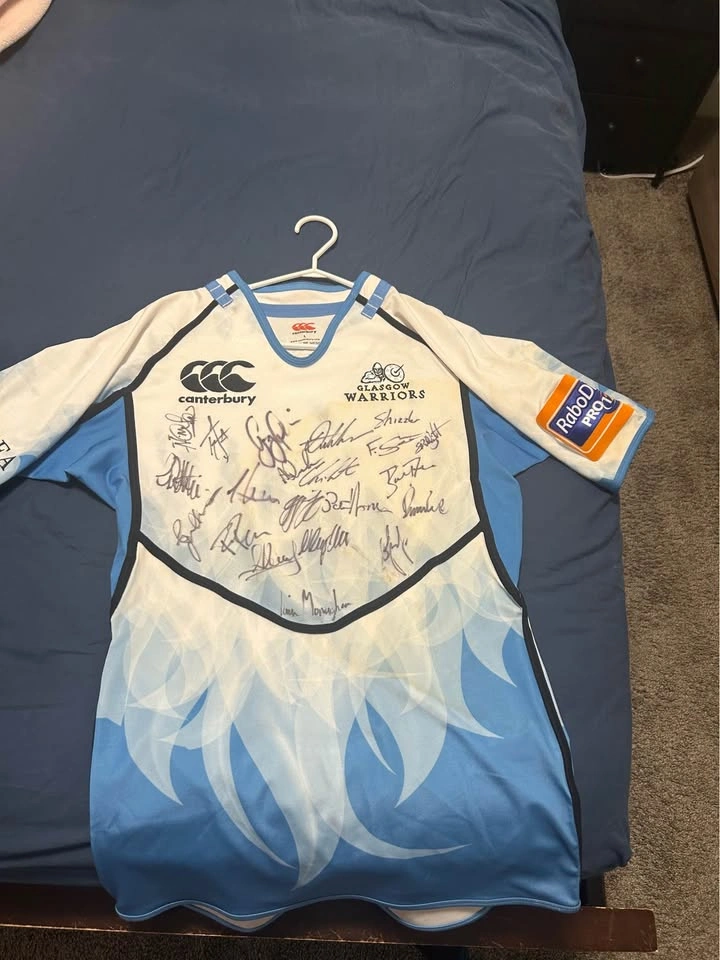 Glasgow Warriors Autographed Jersey (2012/2013) - L - photo 2