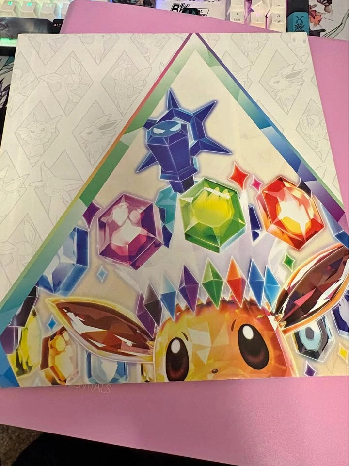 Pokemon binder, poster and tins