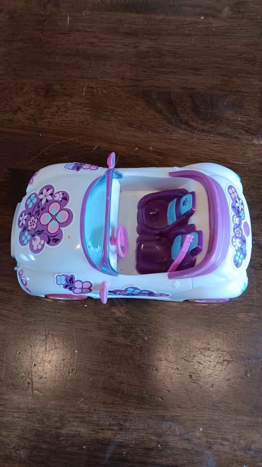 Vintage Littlest Pet Shop Blythe Flower Convertible Toy Car - photo 3