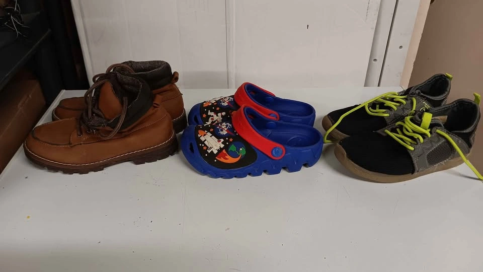 Boys' Shoe Lot: Skechers NASA Clogs, Cat & Jack Boots, Sneakers - photo 3