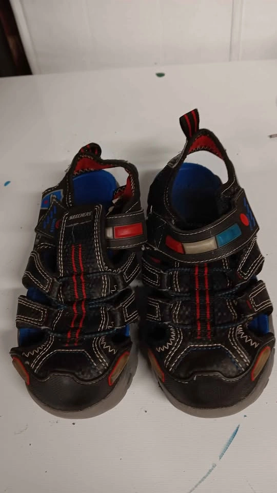 Boys' Shoe Lot: Skechers NASA Clogs, Cat & Jack Boots, Sneakers - photo 5