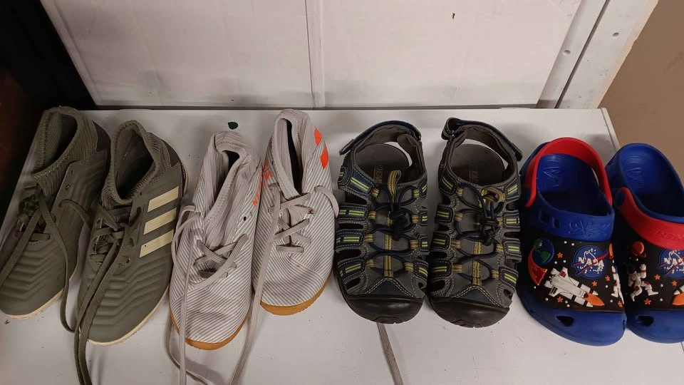 Boys Shoe Bundle - Adidas, Skechers Clogs, and Sandals Size 1 - photo 2