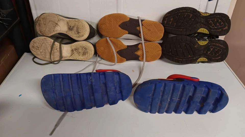 Boys Shoe Bundle - Adidas, Skechers Clogs, and Sandals Size 1 - photo 3