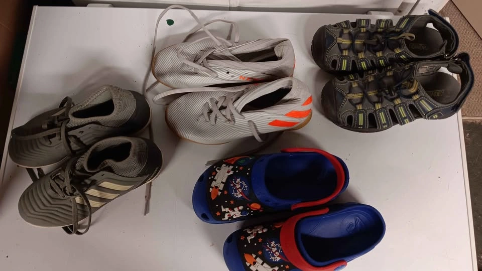 Boys Shoe Bundle - Adidas, Skechers Clogs, and Sandals Size 1 - photo 5