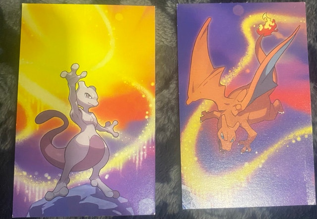 Pokémon Kanto Power Promo Cards Charizard Mewtwo