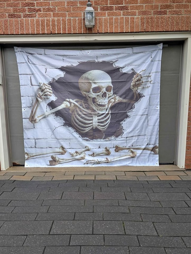 Halloween Garage Door Decoration