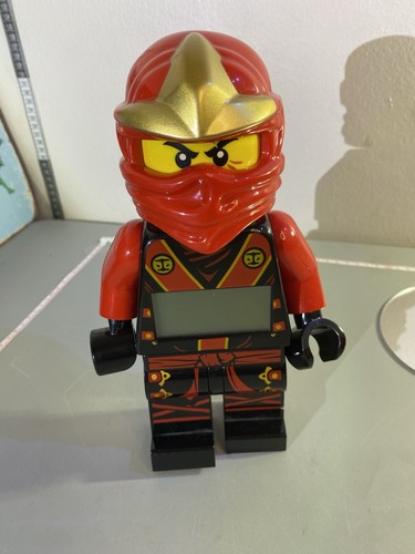 LEGO Ninjago Kai Red Ninja Minifigure Alarm Clock 2012
