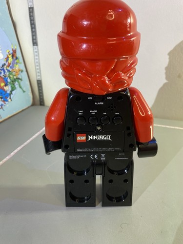 LEGO Ninjago Kai Red Ninja Minifigure Alarm Clock 2012 - photo 2